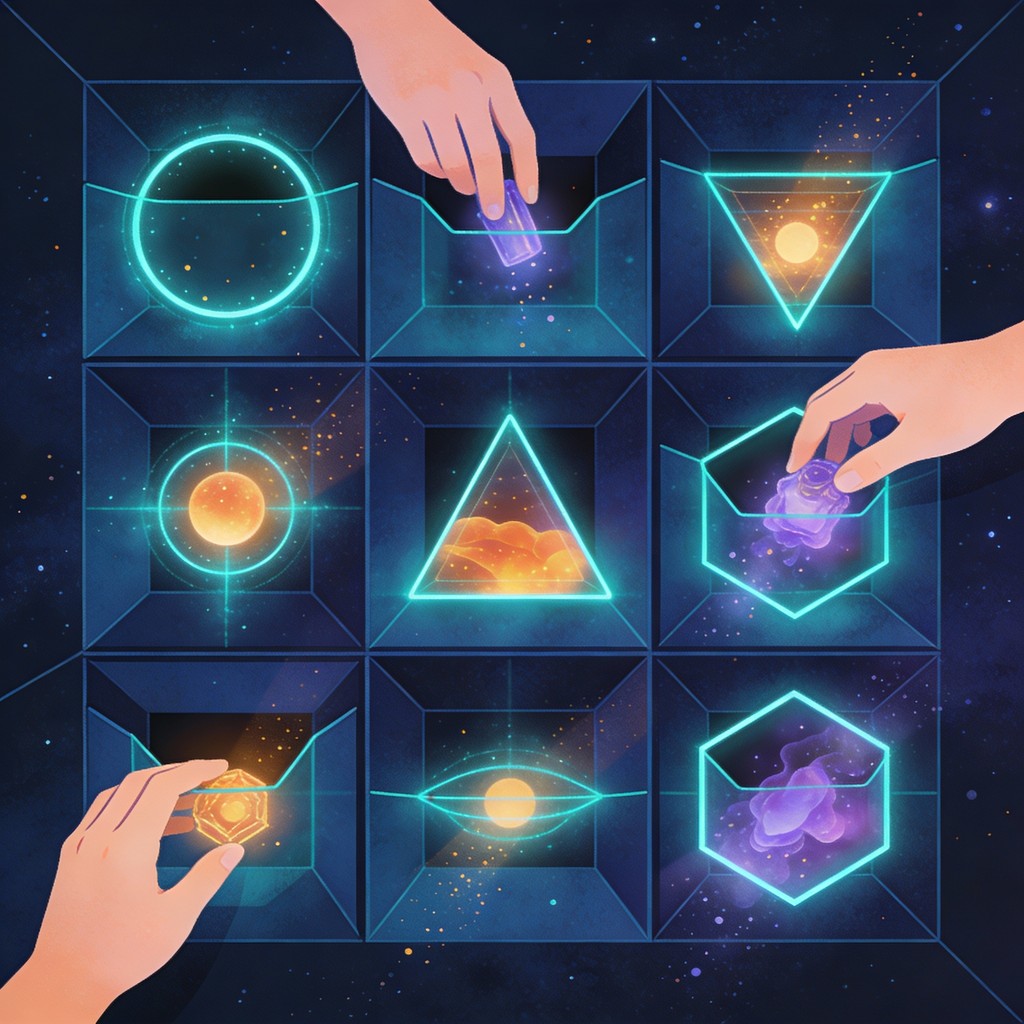 Free Dimensional Portal Grid Image - Dimensional, Portals, Geometric ...