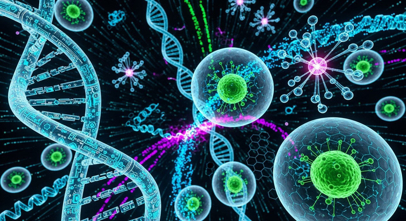 Cyborg Dna Free Cyberpunk DNA Visualization Photo - Cyberpunk, Dna, Biology ...