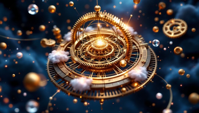 Free Cosmic Clockwork Mechanism Image - Clockwork, Gears, Cosmic ...