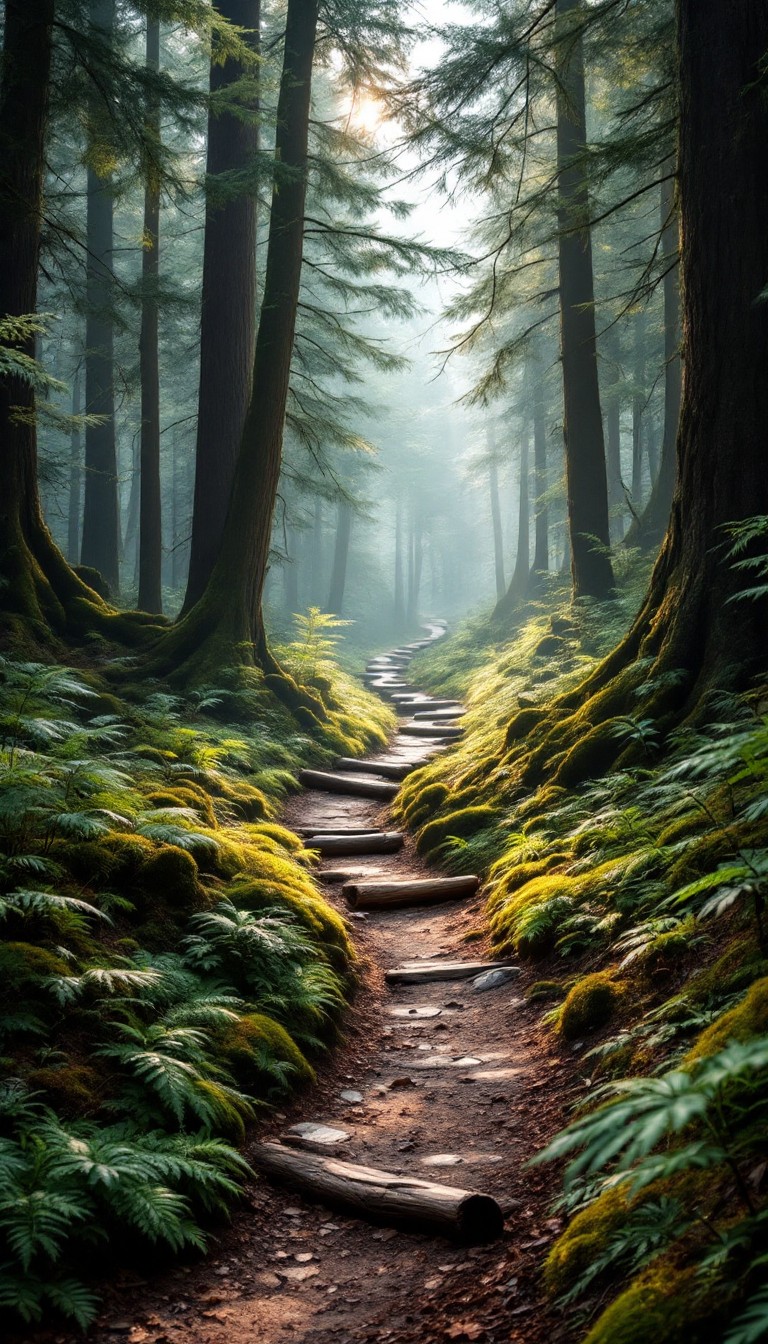 Free Misty Forest Path Image - Forest, Trail, Wilderness | Download at ...