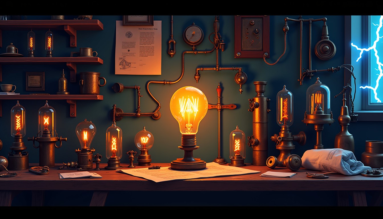 Free Edison's Luminous Laboratory Image - Edison, Laboratory, Bulb ...