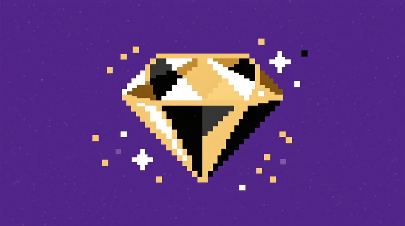 Free Sparkling Pixel Diamond Image - Diamond, Pixel, Art | Download at ...