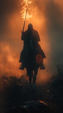Free Warrior Awaits Battle Image - Warrior, Horseback, Sword | Download ...