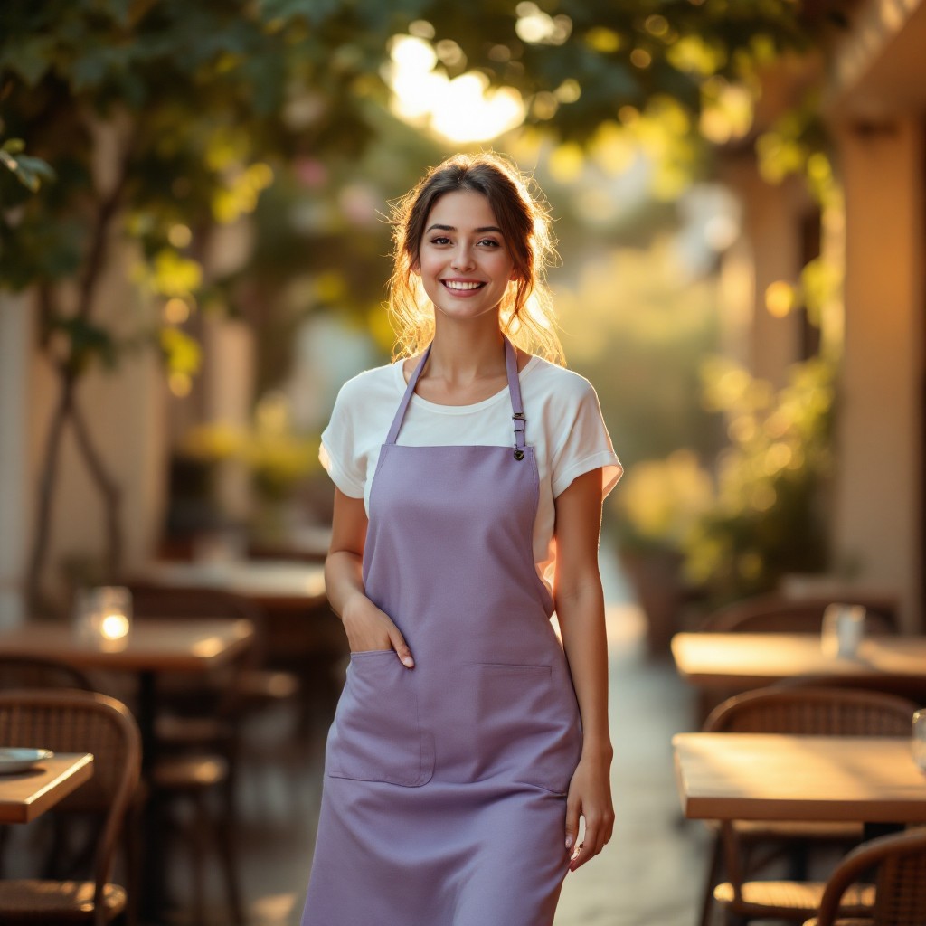 Sundowners Server Position Free Sunlit Restaurant Server Image - Restaurant, Server, Apron ...