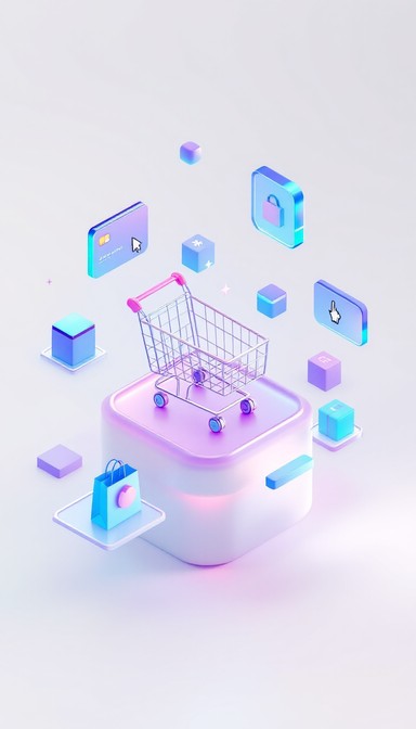 Free Digital Shopping Simplified Image - Ecommerce, Shopping, Minimal ...