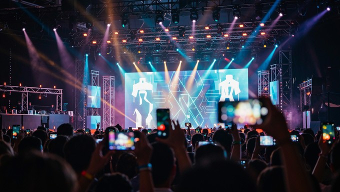 Free Holographic Concert Experience Image - Hologram, Concert, Audience ...