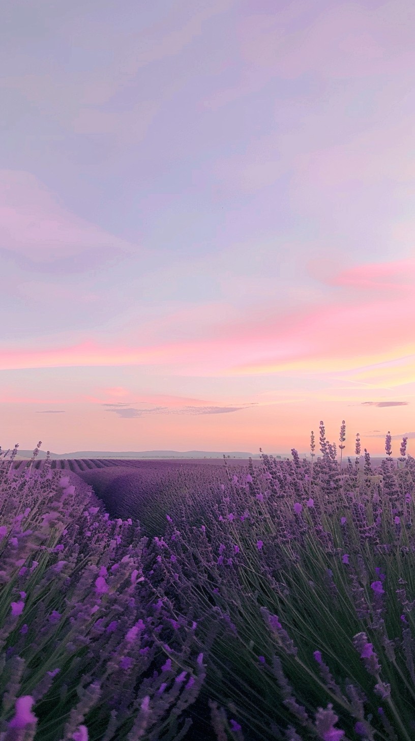 Free Lavender Field Sunset Image - Lavender, Sunset, Purple | Download ...