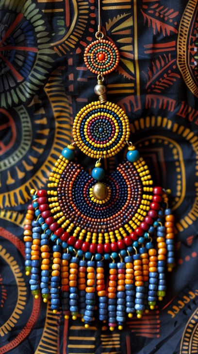 Colorful Beadwork Free Colorful traditional attire Image - Traditional, Colorful ...