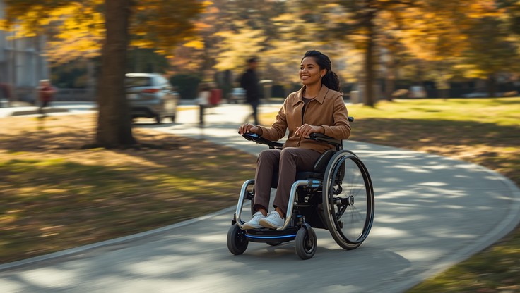 Free Mobility with joy Image - Wheelchair, Mobility, Autumn | Download ...