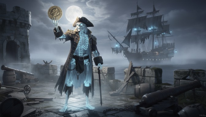 Free Ghost Pirate Treasure Image - Pirate, Skeleton, Ghost | Download ...