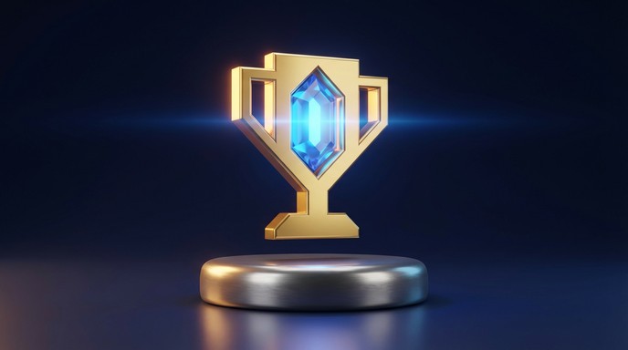 Trophy Blue Rays Free Glowing Victory Trophy Image - Trophy, Award, Victory | Download ...