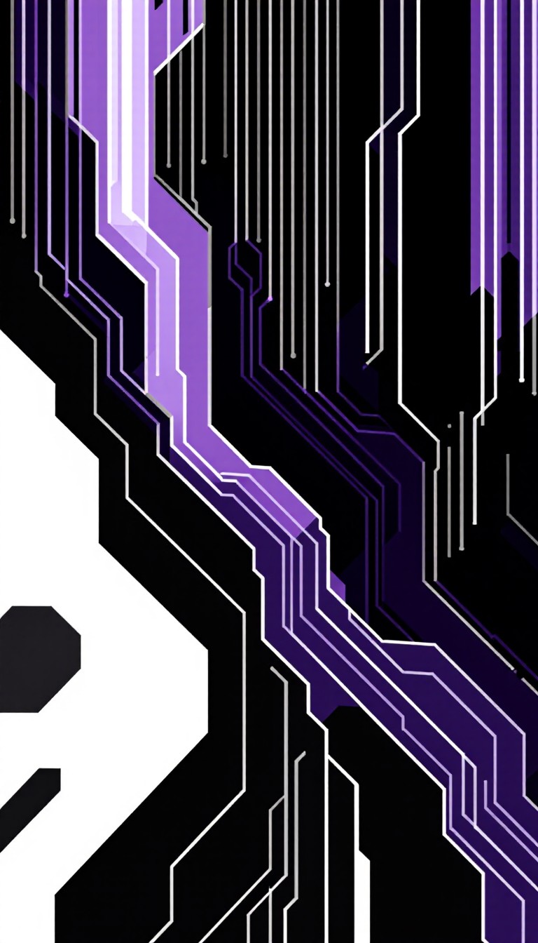 Free Purple Circuit Lines Image - Minimal, Geometric, Purple | Download ...