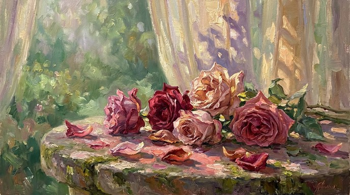 Free Elegant Fading Roses Image - Roses, Flowers, Wilting | Download at ...