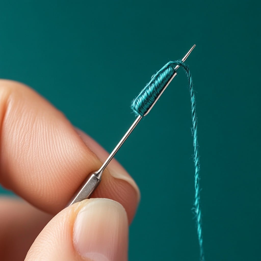 Free Needle Threading Thread Photo - Needle, Thread, Sewing | Download ...