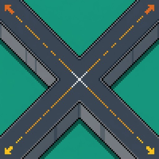 Free Choose Your Path Image - Crossroads, Intersection, Pixel ...