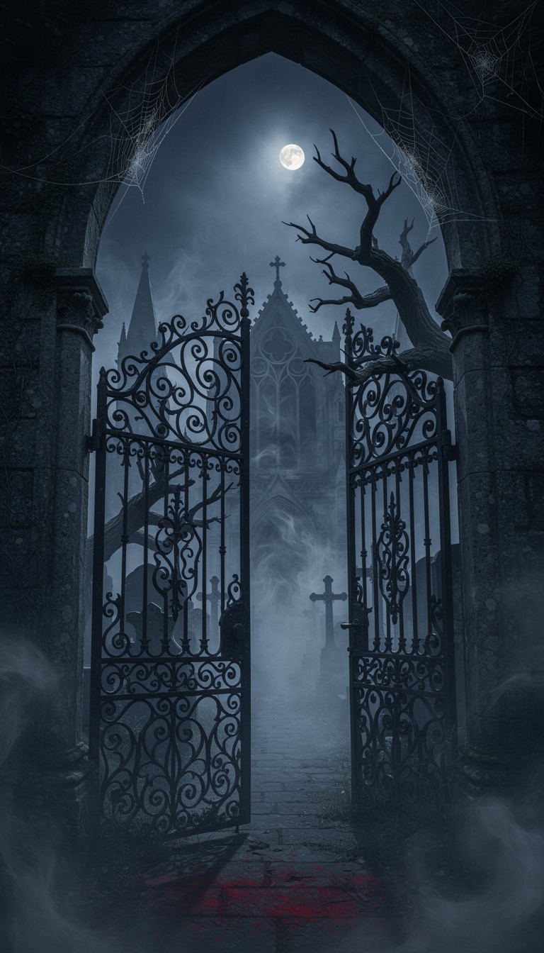 Free Haunted Gate Entrance Image - Gothic, Cemetery, Gate | Download at ...