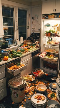Free Chaotic Kitchen Scene Image - Kitchen, Mess, Cooking | Download at ...