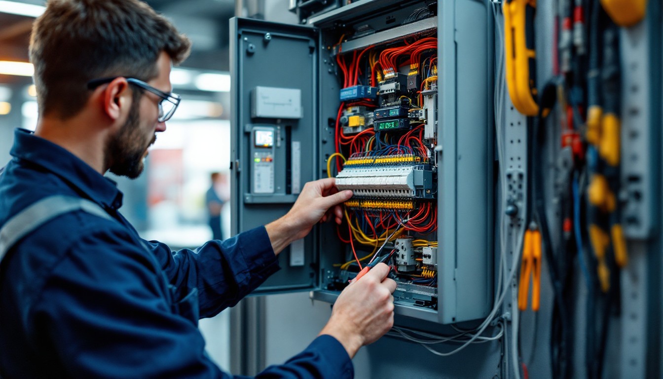 Free Technician Wiring Panel Image - Electrician, Technician, Wiring ...