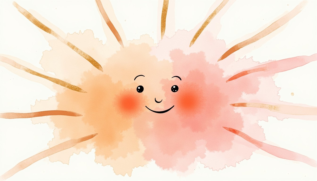 Free Radiant Smiling Sun Image - Watercolor, Sun, Smile | Download at ...
