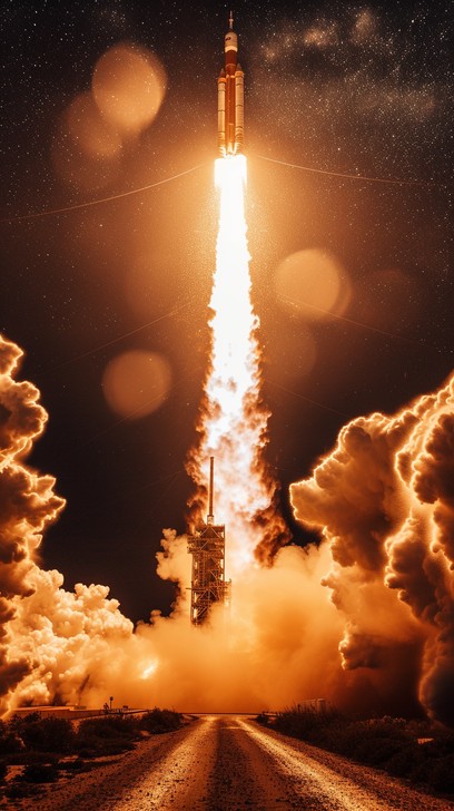 Free Rocket Launch Sunset Image - Rocket, Launch, Sunset | Download at ...