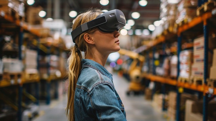 Work Shop Vr Free VR Warehouse Experience Image - Woman, Virtual Reality, Vr ...