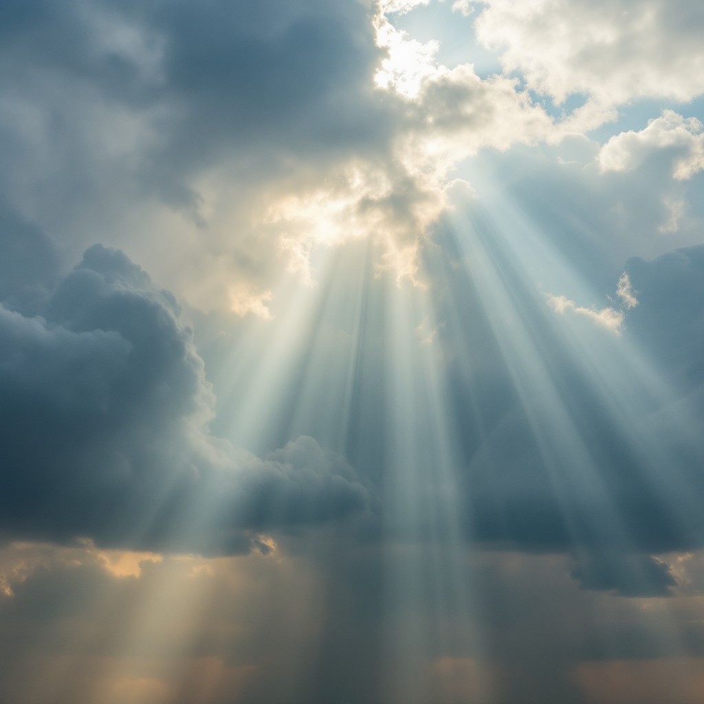 Free Heavenly Light Breaks Image - Sunbeams, Clouds, Rays | Download at ...