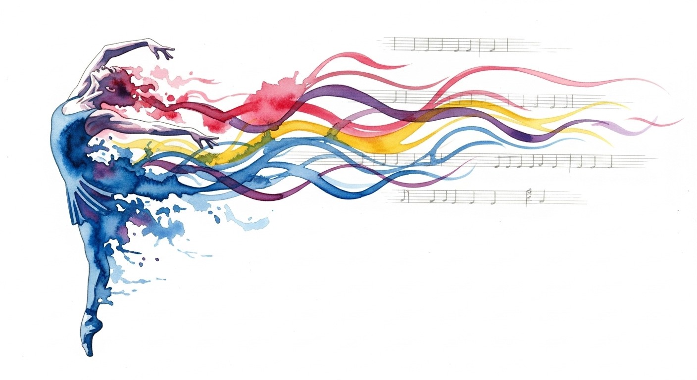 Free Dance Into Color Image - Dancer, Watercolor, Motion | Download at ...