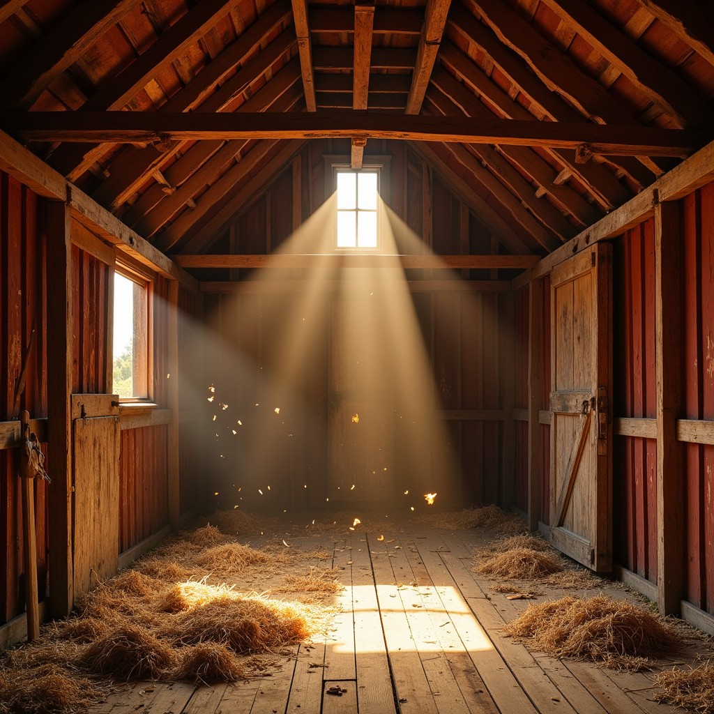 Free Sunlit Barn Interior Image - Barn, Sunbeams, Rustic | Download at ...