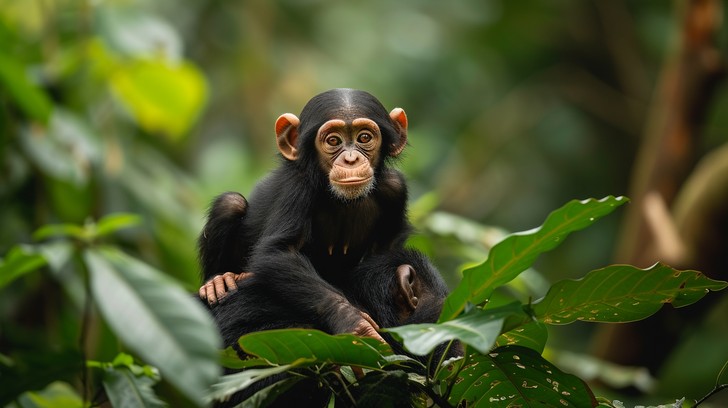 Free Curious Baby Chimpanzee Image - Chimpanzee, Wildlife, Nature ...