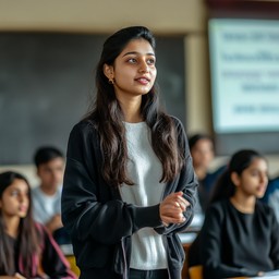 Free Student presenting class Image - Education, Student, Classroom ...