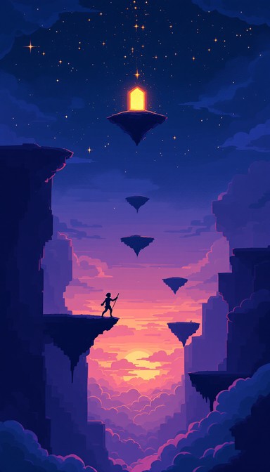 Free Ascending Pixel Journey Photo - Pixel, Adventure, Explorer ...
