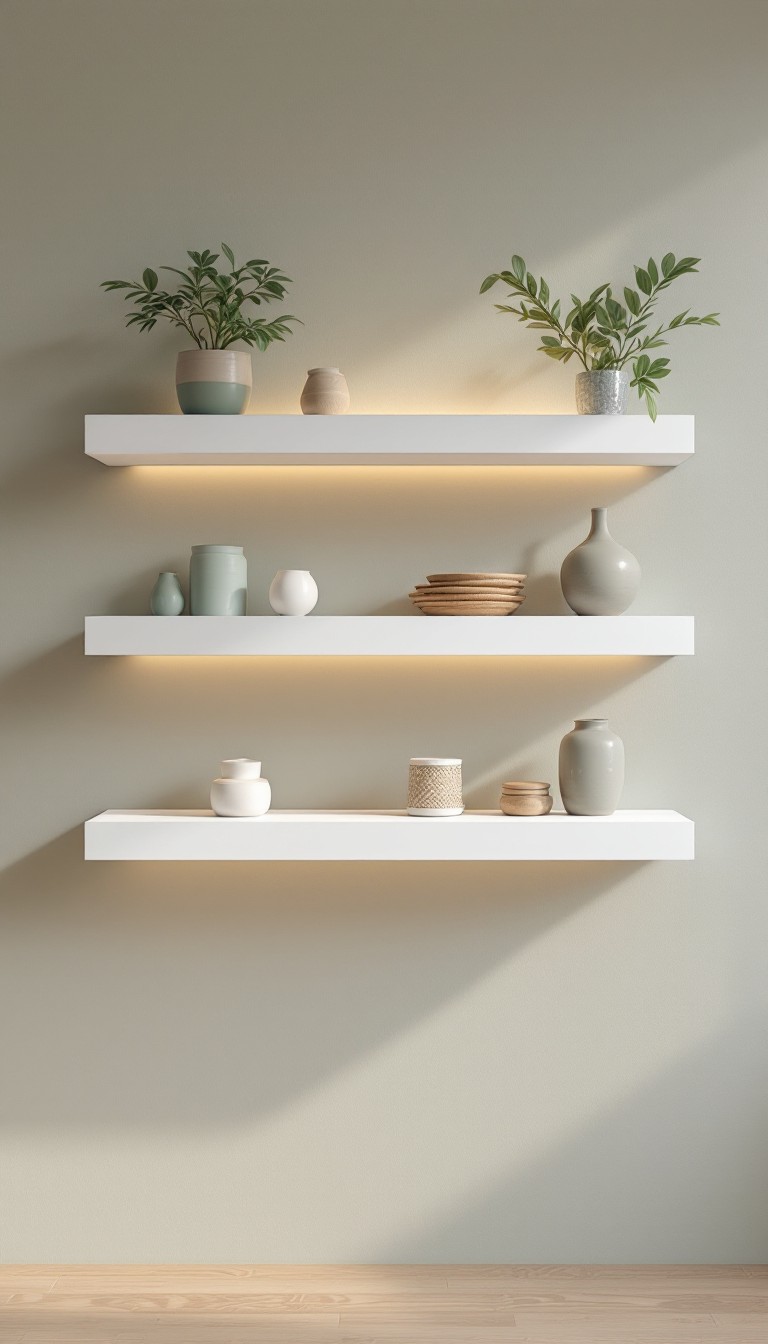 Free Minimalist Floating Shelves Image - Minimal, Floating, Shelves ...