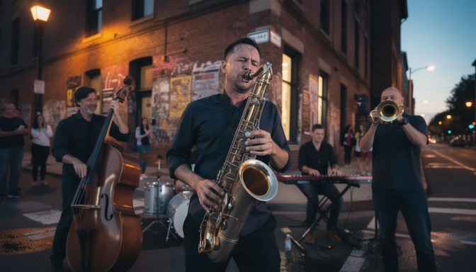 Free Jazz Street Performance Image - Jazz, Saxophone, Musician ...