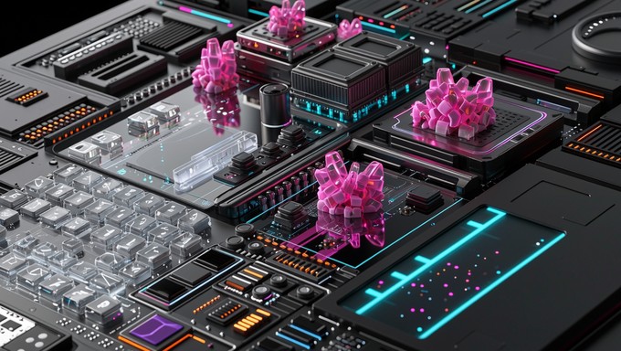 Magenta Computer Free Magenta Digital Invasion Image - Magenta, Crystal, Technology ...