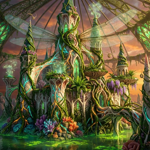 Free Living Castle Fantasy Image - Castle, Fantasy, Solarpunk ...