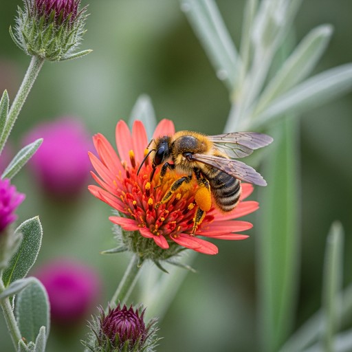 Free Pollinator in Light Image - Bee, Pollinator, Monochrome | Download ...
