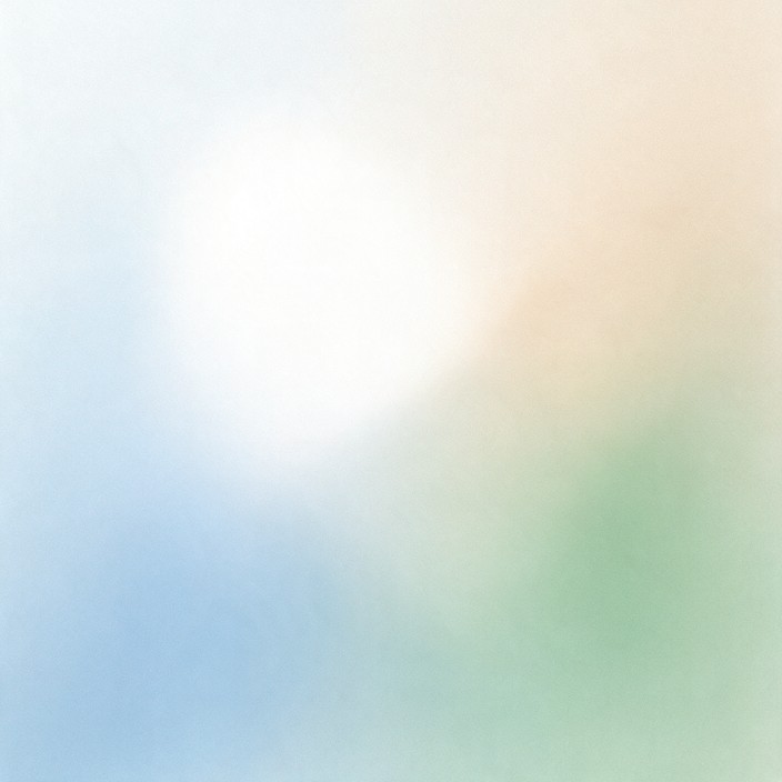 Soft blue, white, beige, and sage green colors blend smoothly in a calm ...