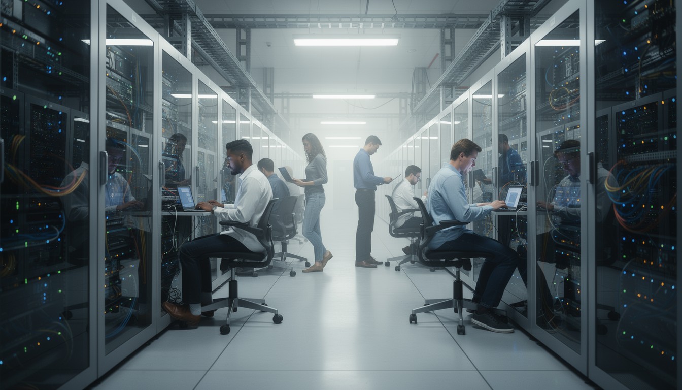Free Data Center Operations Image - Datacenter, Technology, Servers ...