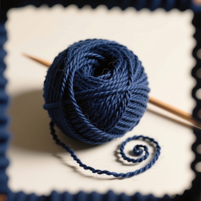 Free Blue Yarn Flow Image - Yarn, Navy, Blue | Download at StockCake