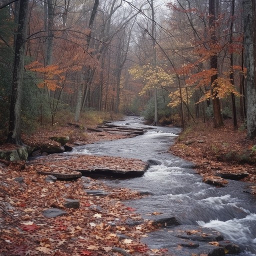 Free Misty Autumn Stream Image | Download at StockCake