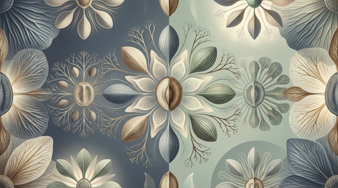 Free Organic Seed Mandalas Image - Botanical, Organic, Pattern ...