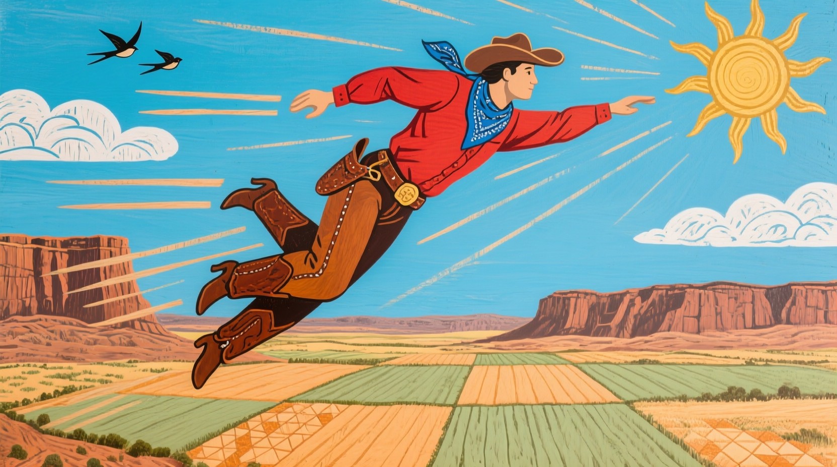 Free Flying Folk Cowboy Image - Cowboy, Flying, Western | Download at ...