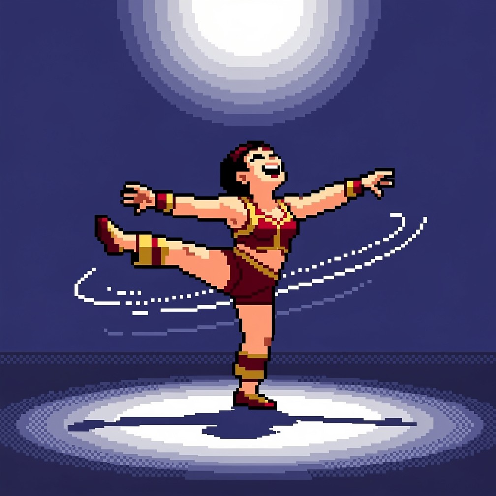 Free Pixel Dance Joy Image - Pixel, Dance, Retro | Download at StockCake
