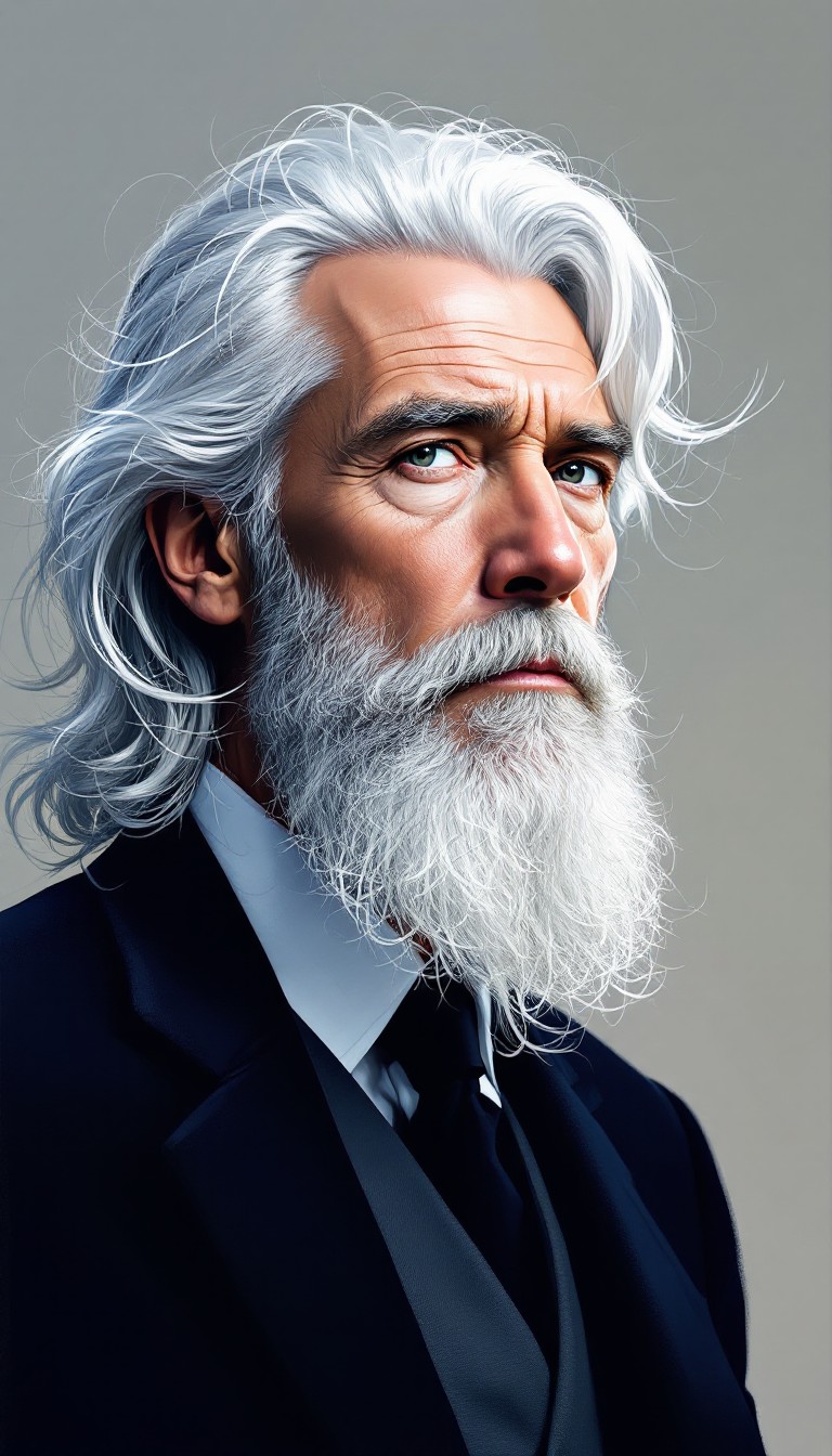 Distinguished Photo Free Distinguished Silver Portrait Image - Portrait, Silver ...