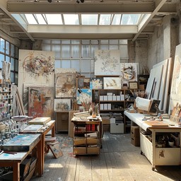 Free Artist's Creative Studio Image - Art, Studio, Creativity ...