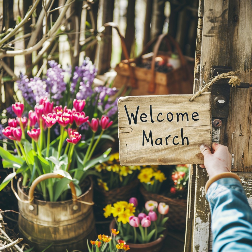 Free Hello, March Days Image - March, Welcome, Sign | Download at StockCake