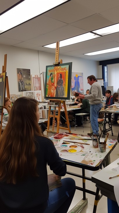 Free Art Class Focus Image - Art, Class, Students | Download at StockCake