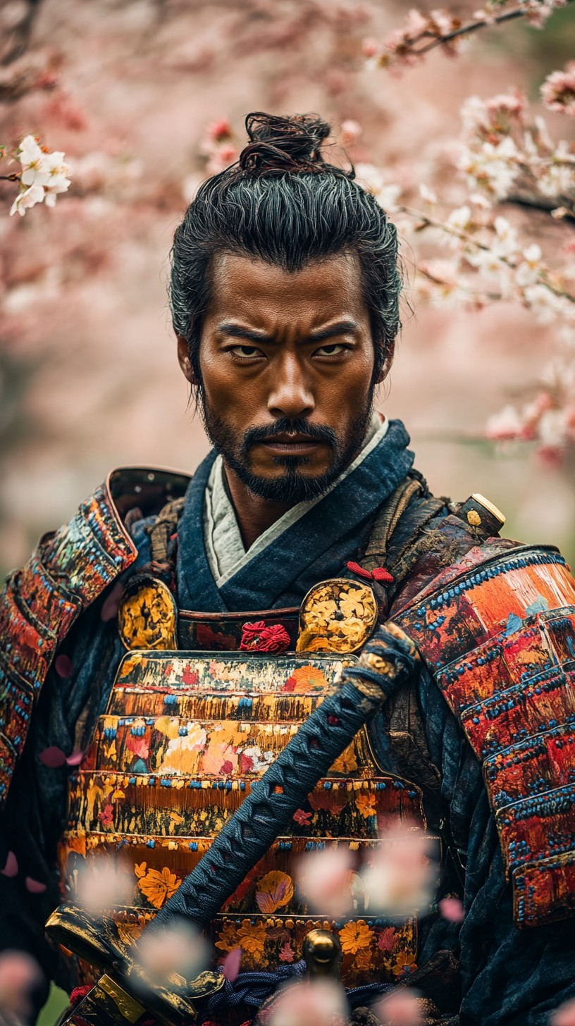 Working Samurai Free Samurai Amid Blossoms Image - Samurai, Warrior, Blossoms ...