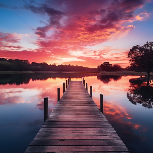 Free Sunset Lake Pier Image - Sunset, Lake, Pier | Download at StockCake