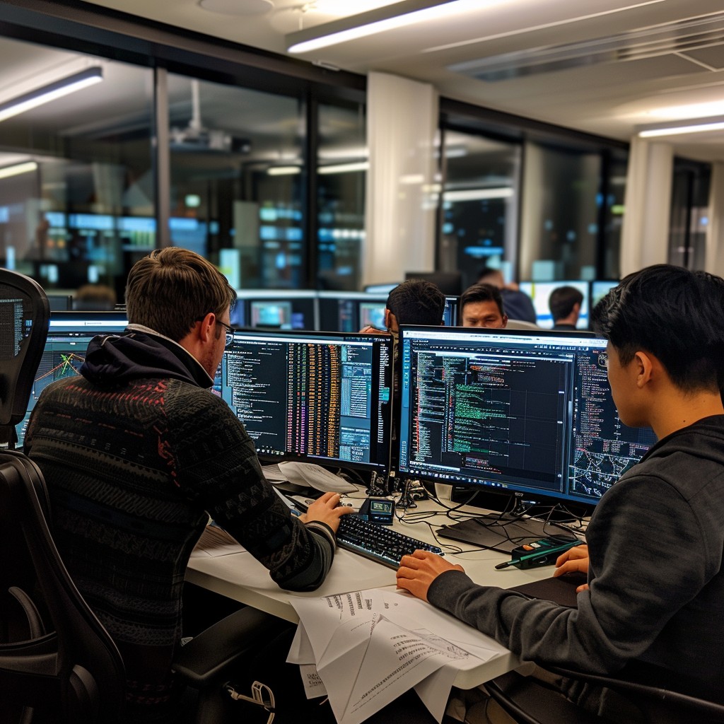 Free Tech Team Working Image - Technology, Office, Computers | Download ...